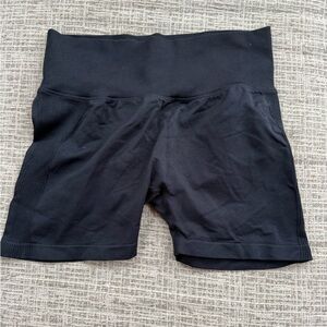 Black Booty Scrunch Shorts